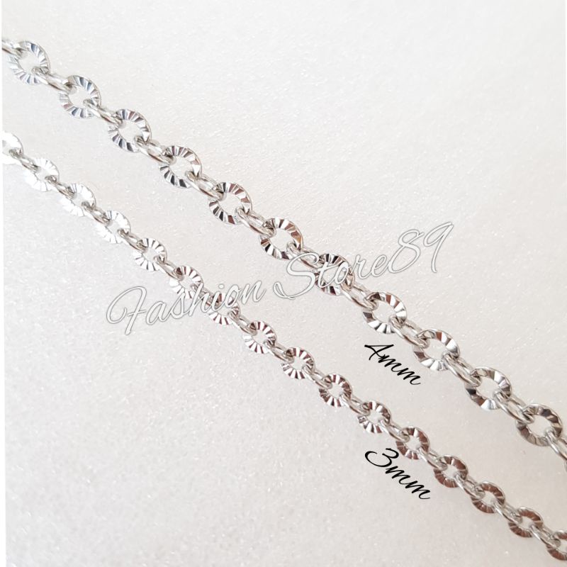 New Kalung Fashion Nuri Bunga Besar Rosegold Nori Ukir Titanium Rosegold impor antikarat