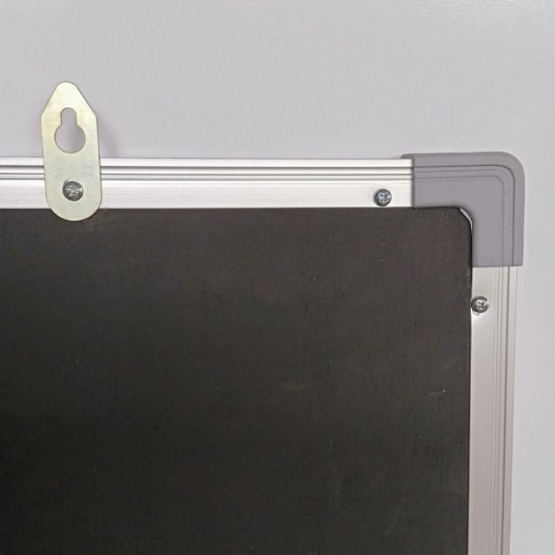 

Promo Papan tulis magnet whiteboard gantung single face ZETTAKI 60x90cm