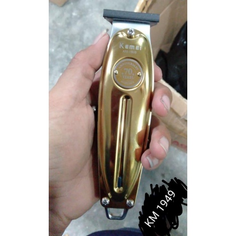 Kemei KM-1949 Silver Trimmer Alat Cukur Rambut Pria