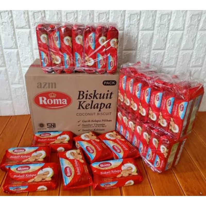 Roma Kelapa Dus isi 28 pak Biskuit Kelapa Coconut Biscuit