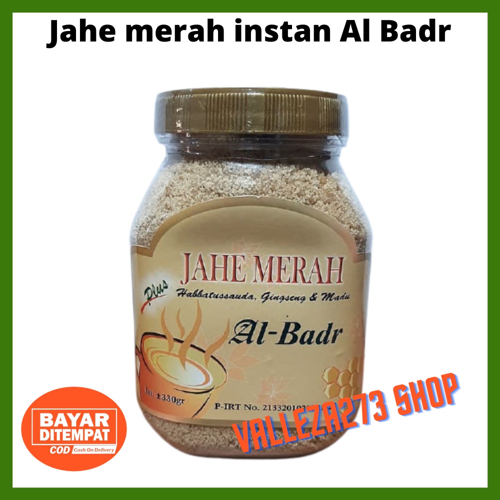 

Jahe merah instan Al badr Kemasan Toples isi 330gram