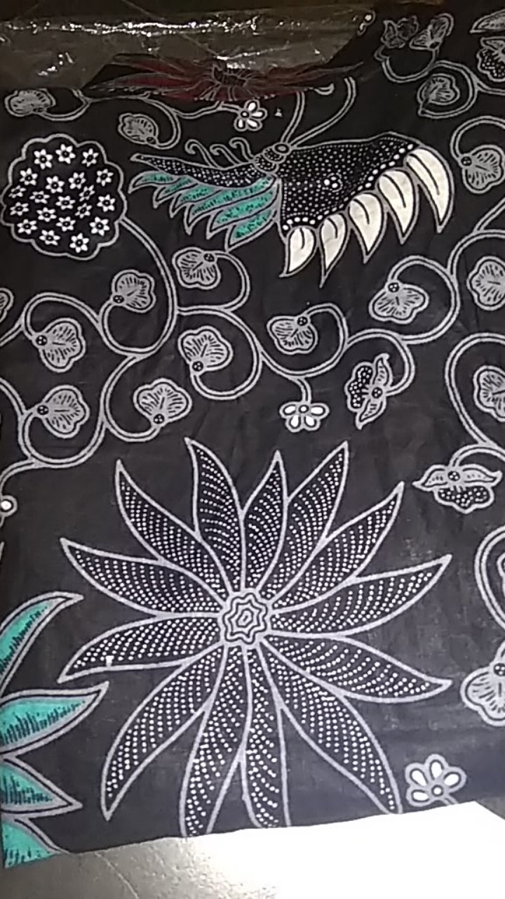 Atasan Batik Wanita Lengan Panjang Blouse Kancing Depan., Motif Batik