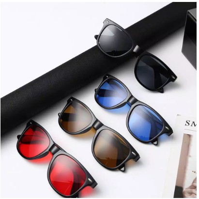 ( Fy ) COD TERMURAH KACAMATA IMPORT  FASHION NEW SUNGLASSES WANITA&amp;PRIA KACAMATA HITAM IMPORT