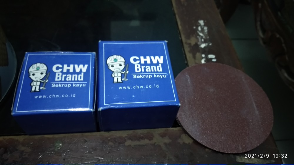 Amplas Bulat Tempel Velcro 4 #100