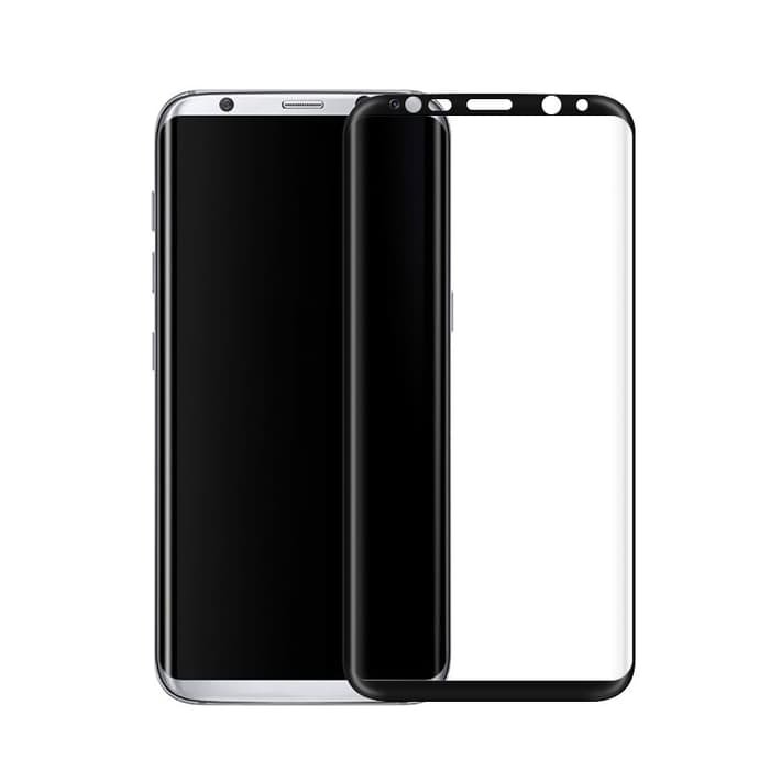 Tempered Glass Samsung S8 Tempered Glass Curve Full Cover - Hitam