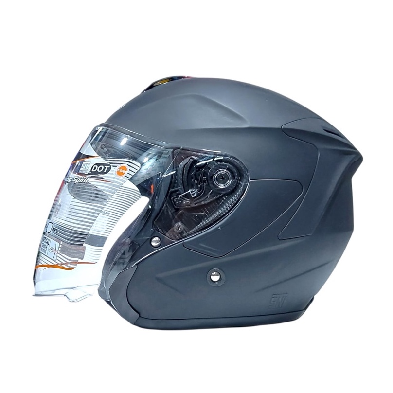 Helm INK DYNAMIC BLACK MATT Hitam Doff 100% Original