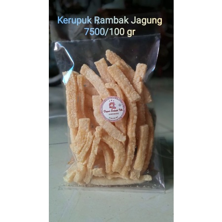 

Kerupuk Rambak Jagung