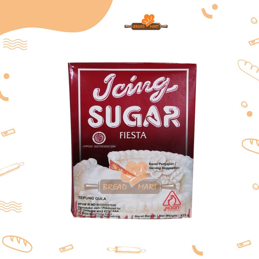 

HAAN FIESTA ICING SUGAR KTK 425 GR