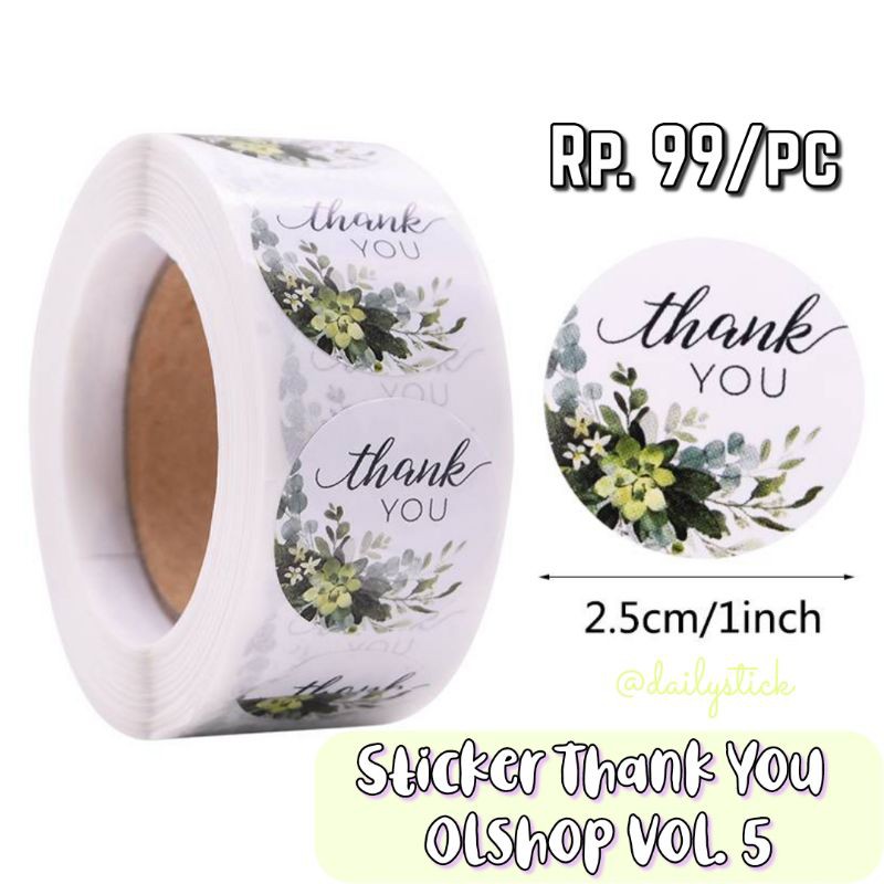 

Sticker Thank You Olshop Vol. 5