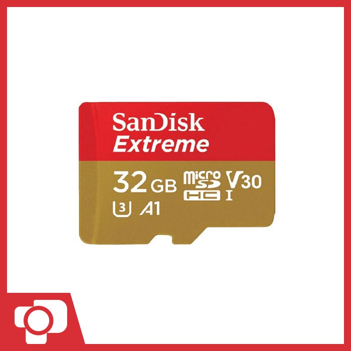 Sandisk Extreme MicroSDHC 32GB A1 U3 V30 100MB/S 667x