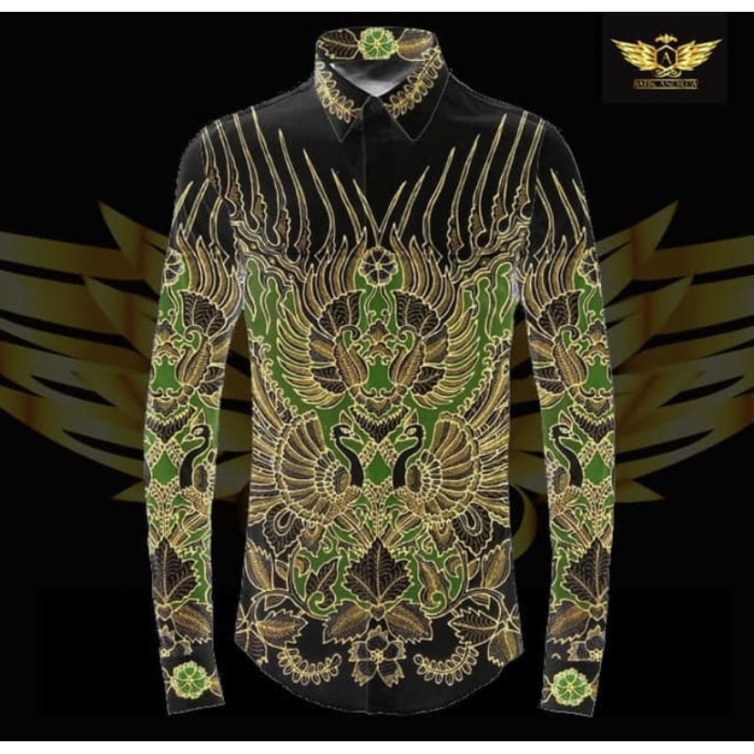 Kain Kemeja Batik Tulis Pria Wanita Lengan Pendek Panjang 42