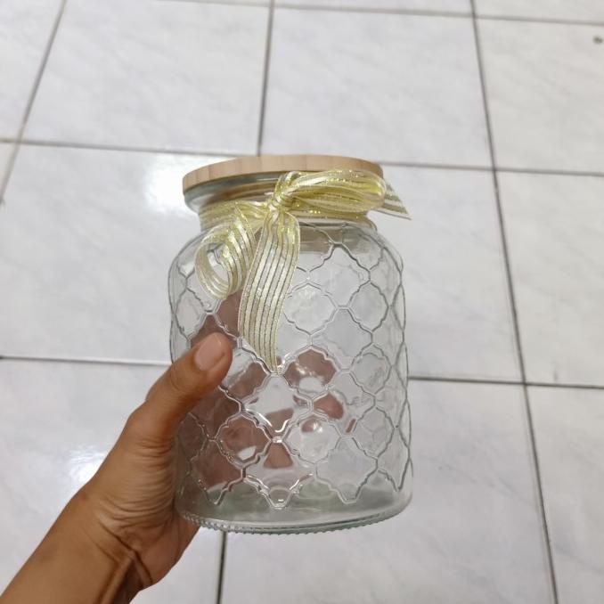 ;&;&;&;&] TOPLES KACA TEBAL TUTUP KAYU MEWAH MURAH TOPLES LEBARAN