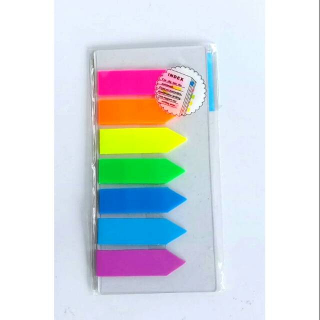 

(Plastik) Sticky notes/sticky makers/pembatas buku/ bookmark