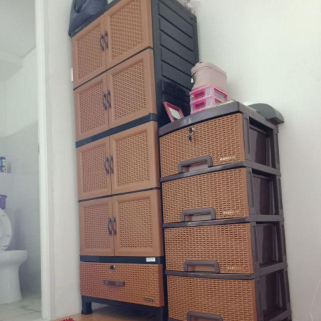 Lemari Plastik Napolly Rotan Series 1 Laci