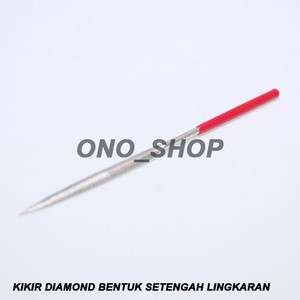Kikir Diamond Bentuk Setengah Lingkaran 3 x 140