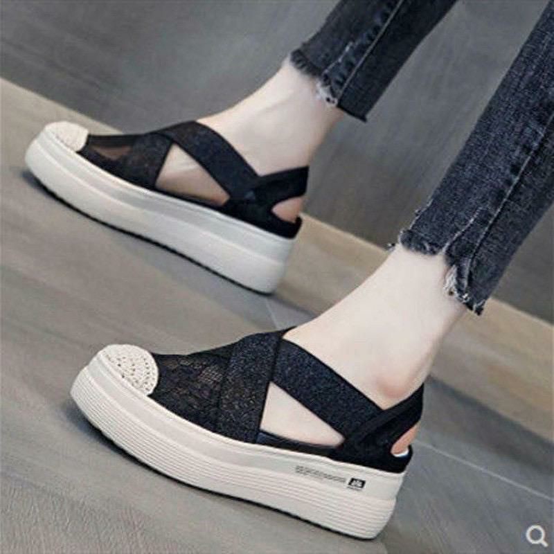 Fashion Wedges swpatu slip on