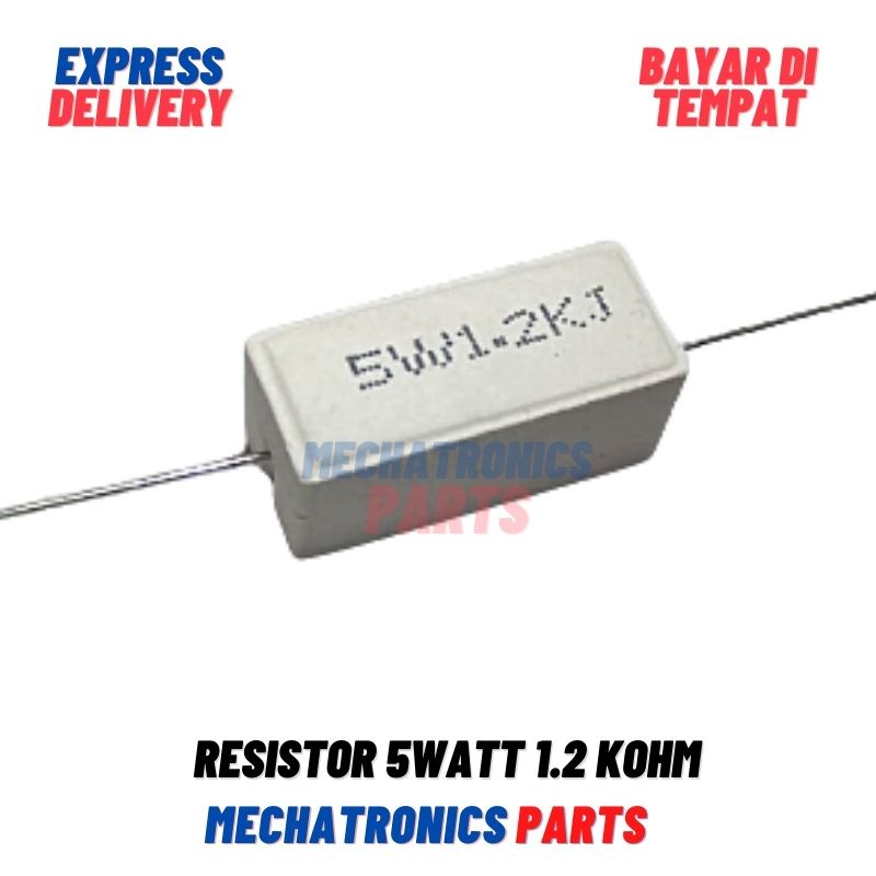 [PAS-9308] RESISTOR 5WATT 1.2K