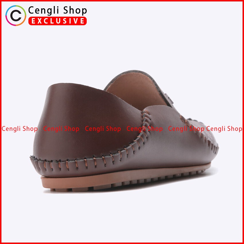 SEPATU LOAFER EVERBEST PRIA ORIGINAL PANSUS KULIT BRANDED COKLAT EM09