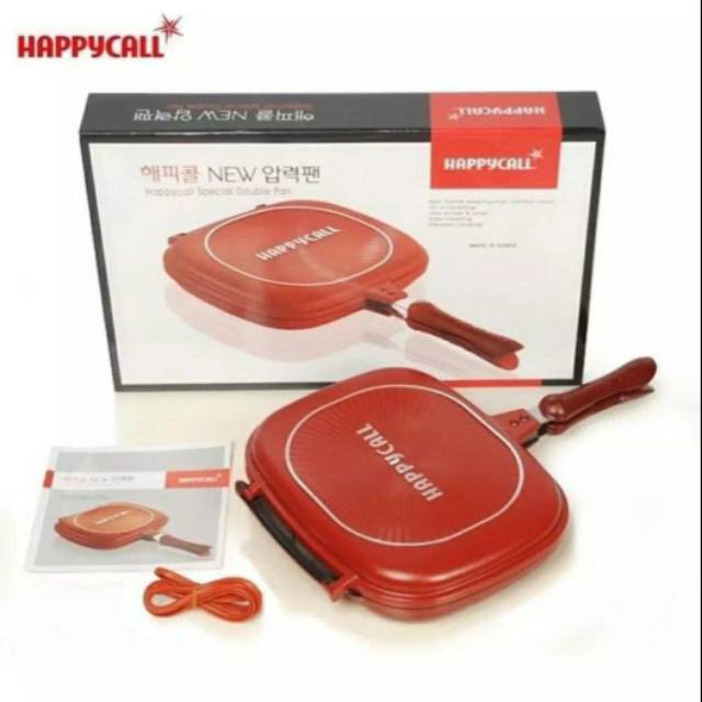 HAPPY CALL 32 CM Panci teflon double pan bisa tuk alat panggang grill