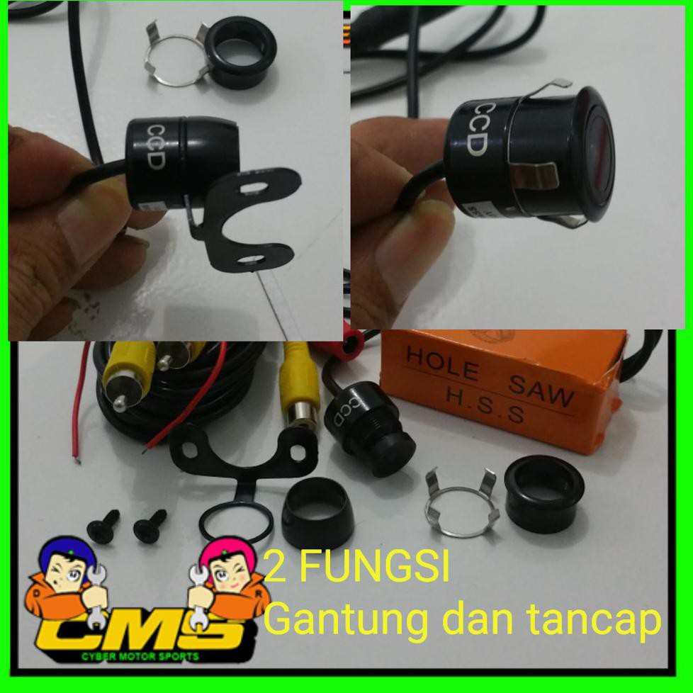 E0919 Camera Parkir Universal Full Set . Kamera Mundur Universal. Kamera Parkir Mobil. Kamera Parkir