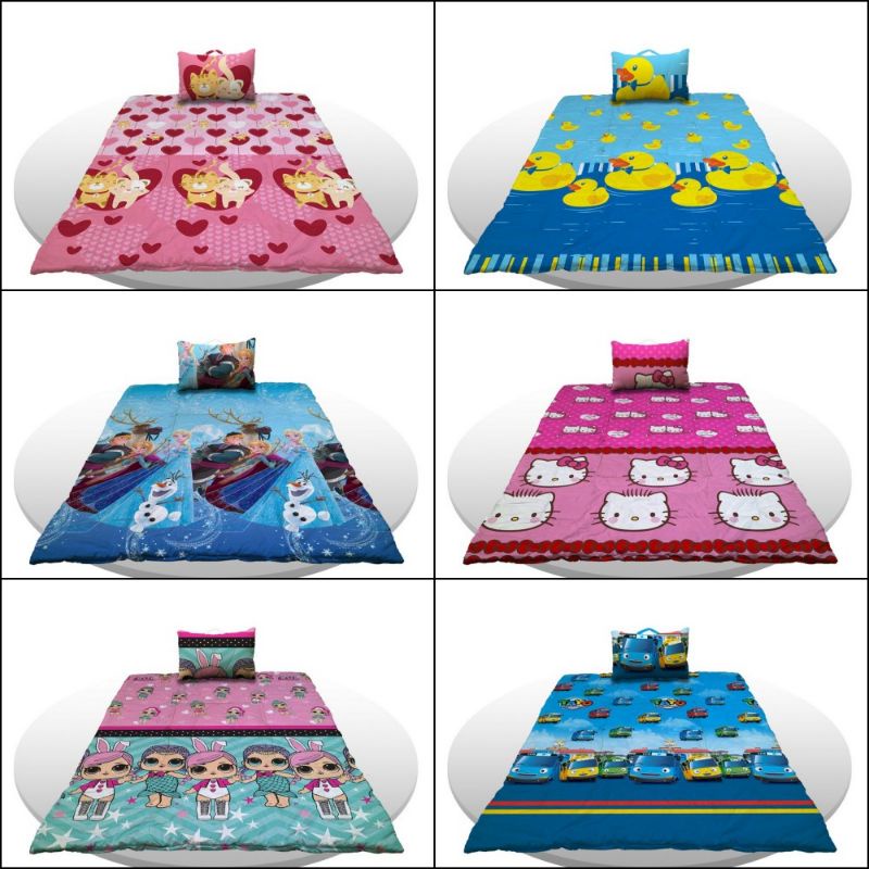 TERLARIS Balmut Ladyrose Size 200X160 Motif || Doraemon || Hellokitty || united || PSG || London || 