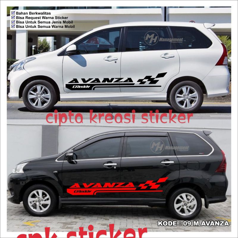 sticker stiker striping Ng mobil Avanza new Avanza old Xenia new Xenia old