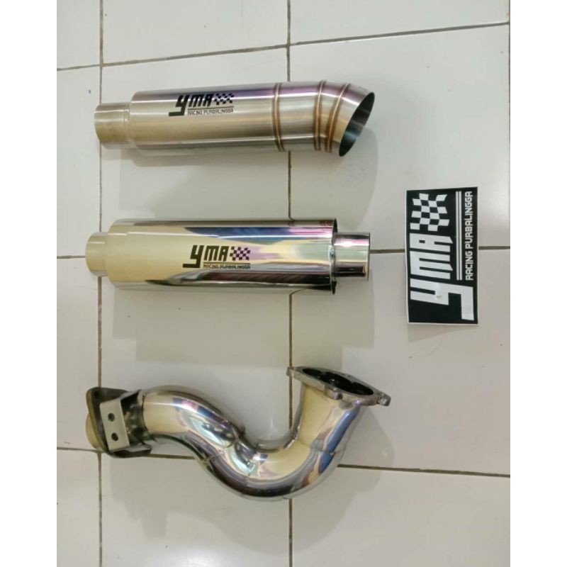 knalpot fullset Innova 2kd/fortuner 2kd