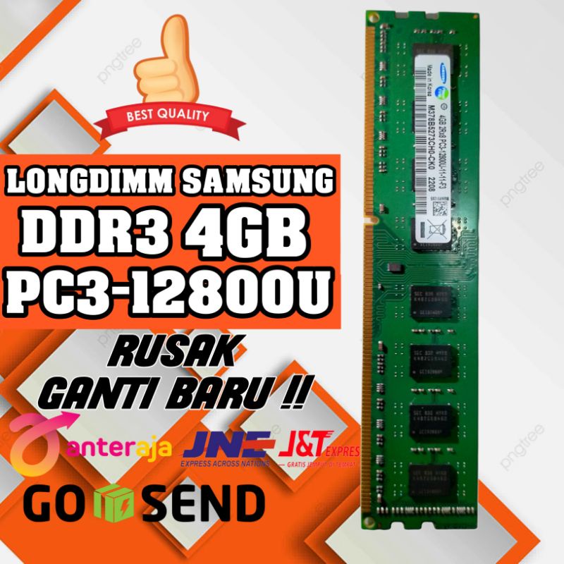 RAM PC SAMSUNG 4GB DDR3 12800U LONGDIMM