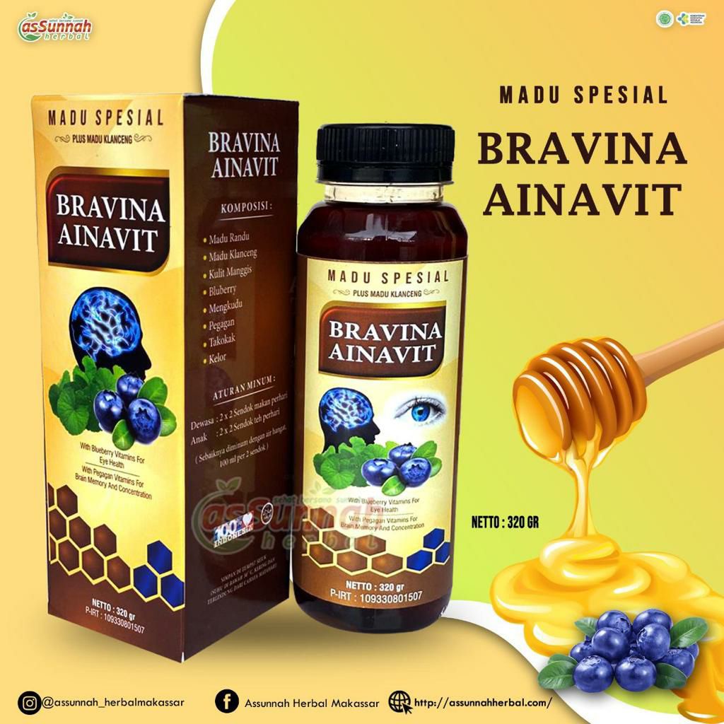 

BRAVINA AINAVIT MADU SPESIAL 320 GRAM - MINUS. KATARAK. MATA BERAIR