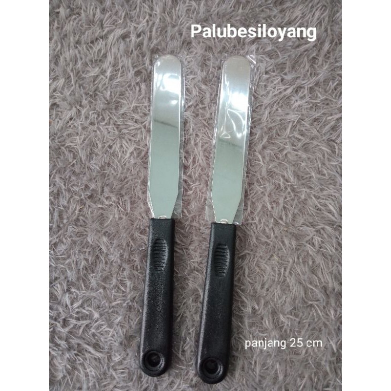 Spatula penghalus kue untuk butter cream atau pemotong 28 cm stainless