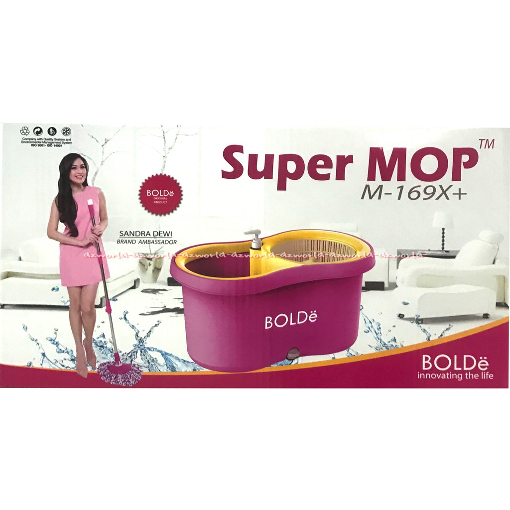 Alat Pel Lantai Tanpa Tangan Otomatis Super Mop M 169 X Plus Supermop