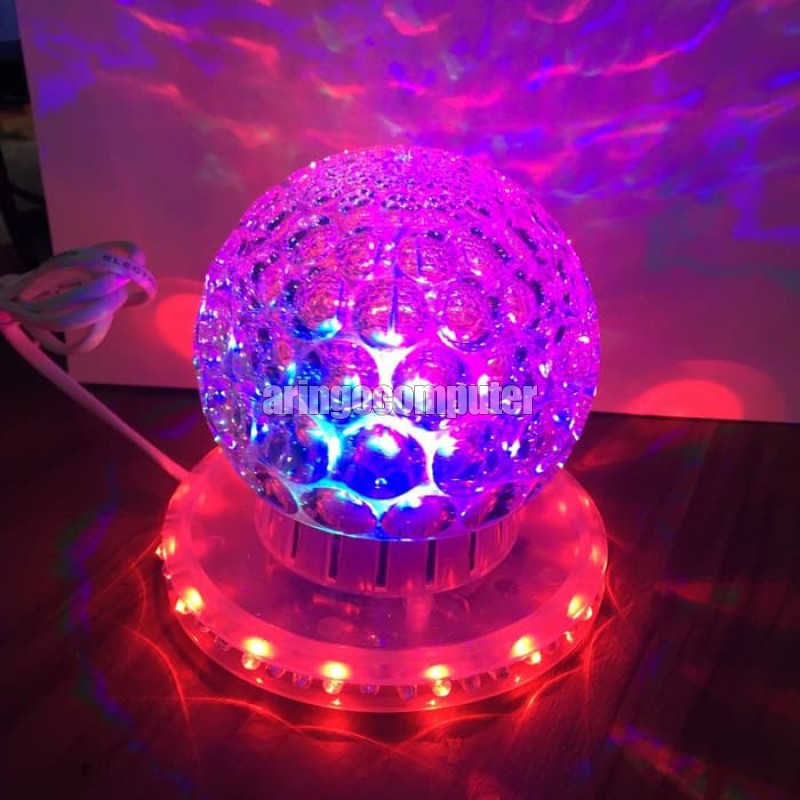 Speaker General Mp3 Bola Lampu Dunia -Disco-Flashdisk-