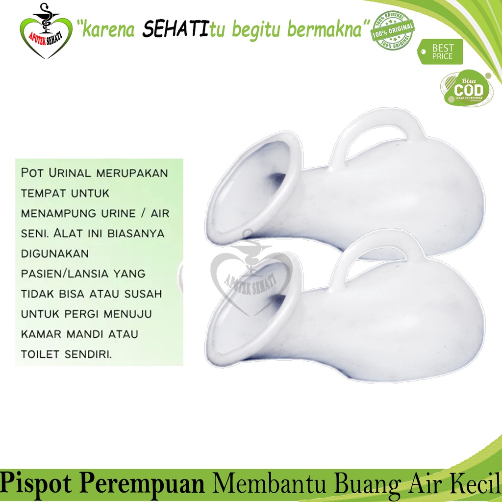 PISPOT PEREMPUAN / Alat Bantu BAK Pasien Atau Lansia