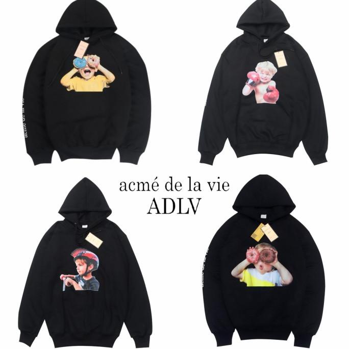 HOODIE ADLV ACME DE LA VIE DONUT BOYS BLACK PREMIUM JAKET