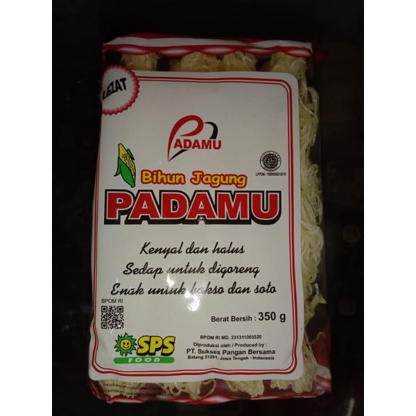 

Bihun jagung PADAMU 350 gr