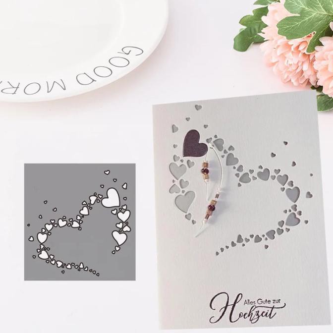

✨BISA COD✨ Dies cutting dies heart cutter love cutting scrapbooking - DHPATTERN