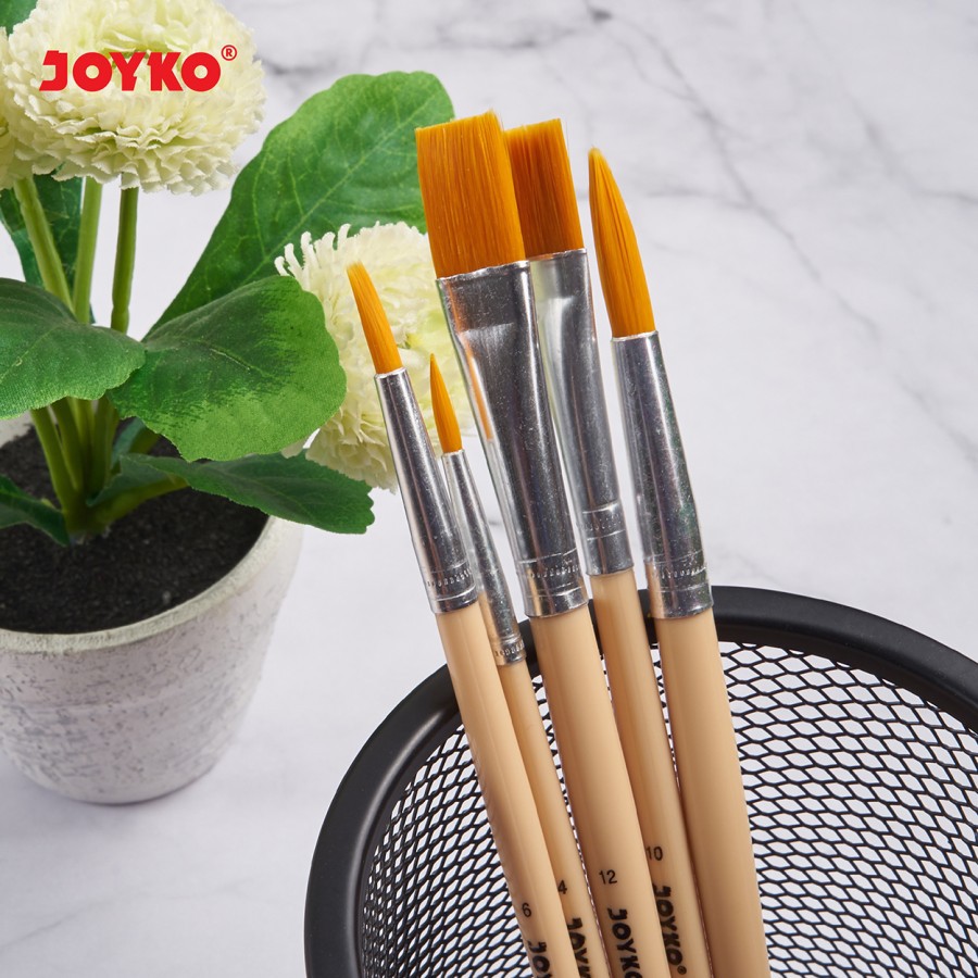 

JOYKO BRUSH SET ACRYLIC / SET KUAS LUKIS CAT AKRILIK AIR POSTER BR-8 MURAH BERKUALITAS