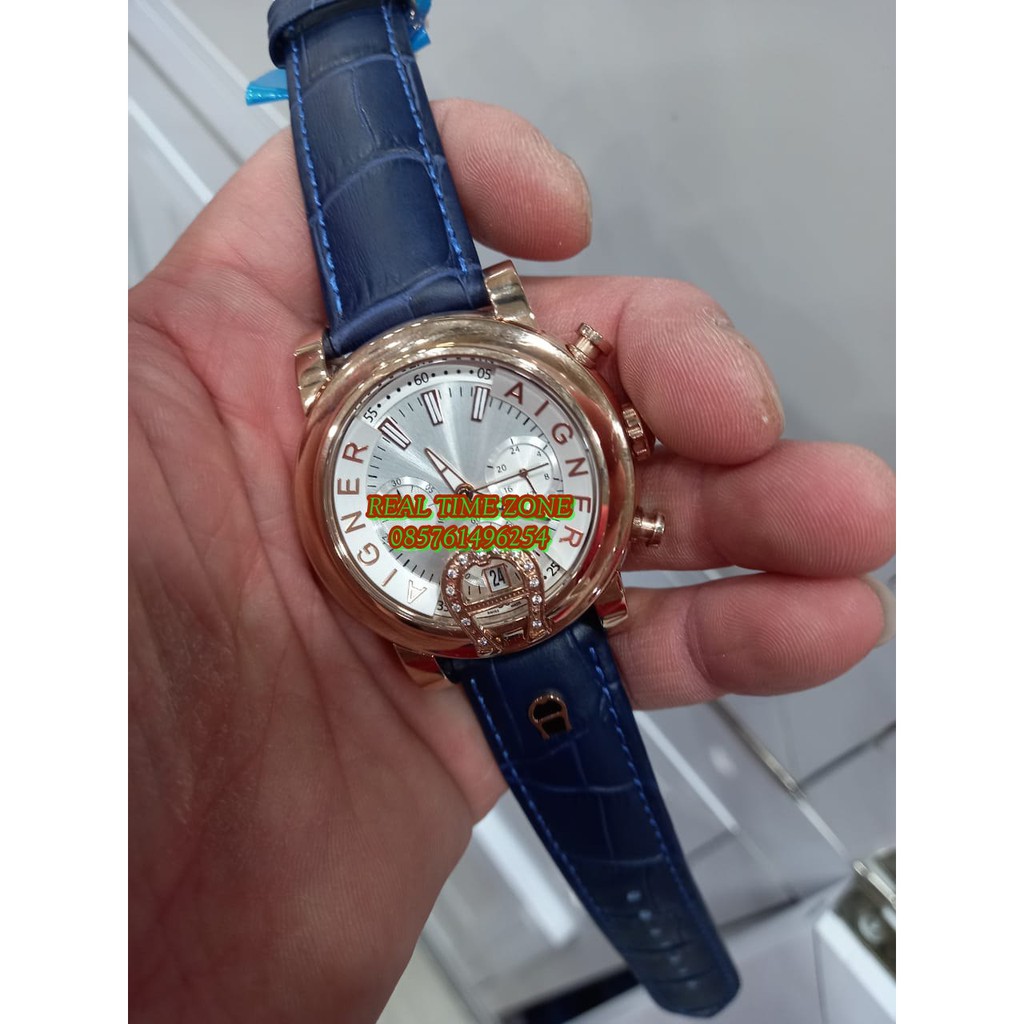Jam Tangan Grosir Aigner Donna Bari Lady Terlaris Kulit Big Watch Gold Garansi 1th Complete