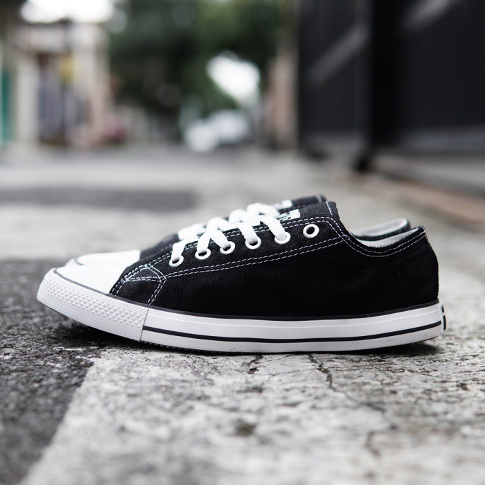 BISA COD !! SEPATU PRIA CASUAL SNEAKERS ALLSTAR LOW CLASIC HITAM SEPATU PRIA / WANITA