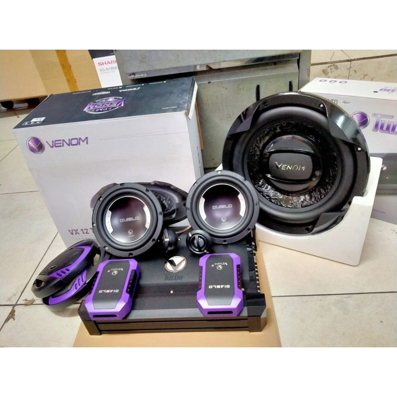 Jual Paket Audio Mobil Venom Diablo Original Indonesia Shopee Indonesia