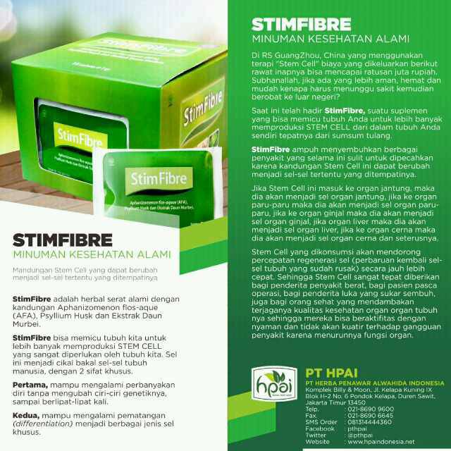 Stimfibre Detox Hpai Shopee Indonesia