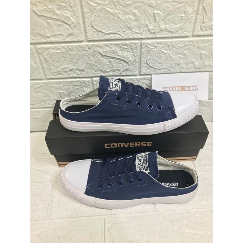 SEPATU SNEAKER CONVERSE ALLSTAR BUSTONG CT2 TANPA TUTUP BELAKANG PRIA WANITA FREE BOX