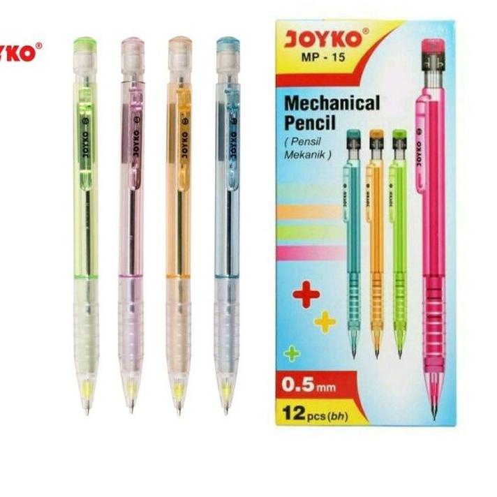 

Koleksi Terbaru.. Pensil Mekanik Joyko Mp - 15 / (12pcs)