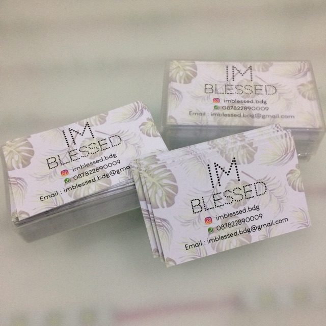 

Cetak Kartu Nama Custom Print Kartu Nama 1 Box isi 100 pcs