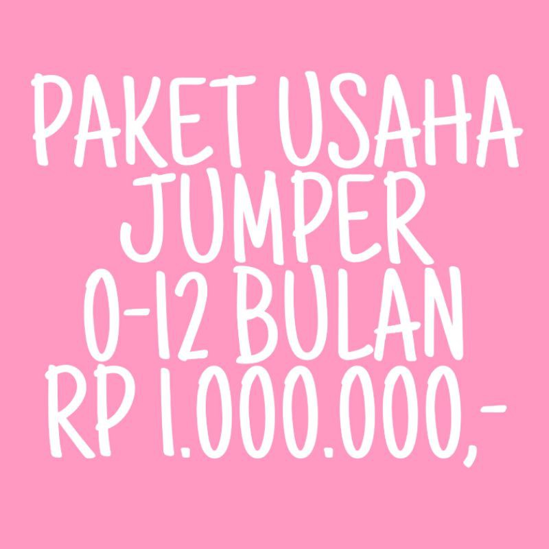 PAKET USAHA JUMPER 1JT (TOTAL 58PCS JUMPER)