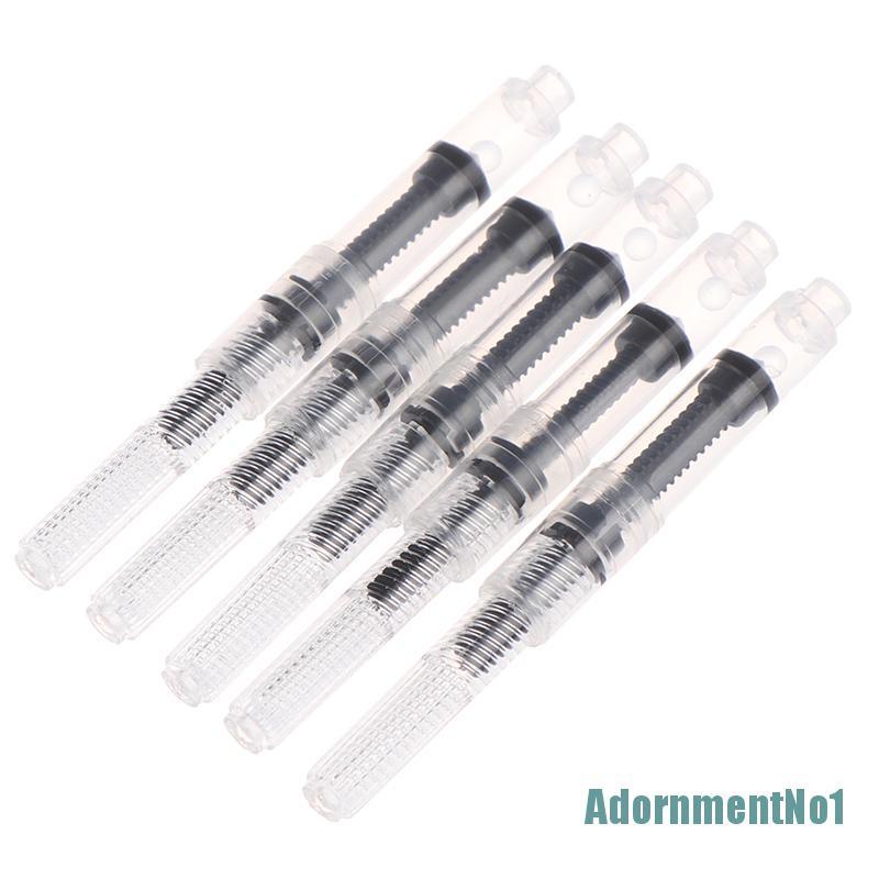 (AdornmentNo1) 5pcs Pena Fountain Tinta Hitam Kaliber 2.6mm