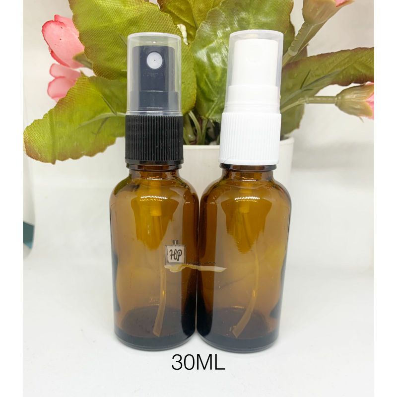 Botol Spray Kaca Amber 30ml Botol Spray Kaca 30ml Botol Mist