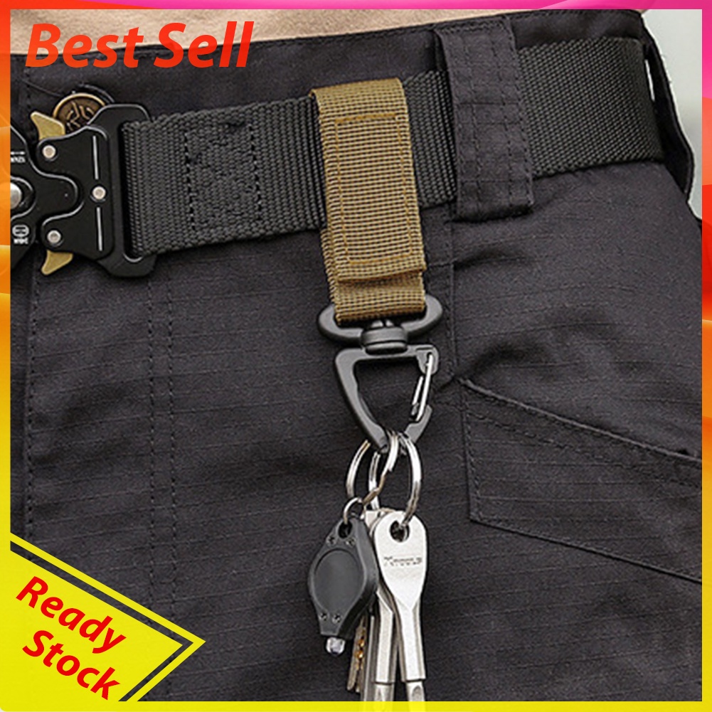 Triangle Backpack Hanging Buckle 360-Degree Rotation D-Shaped Fastener Hook