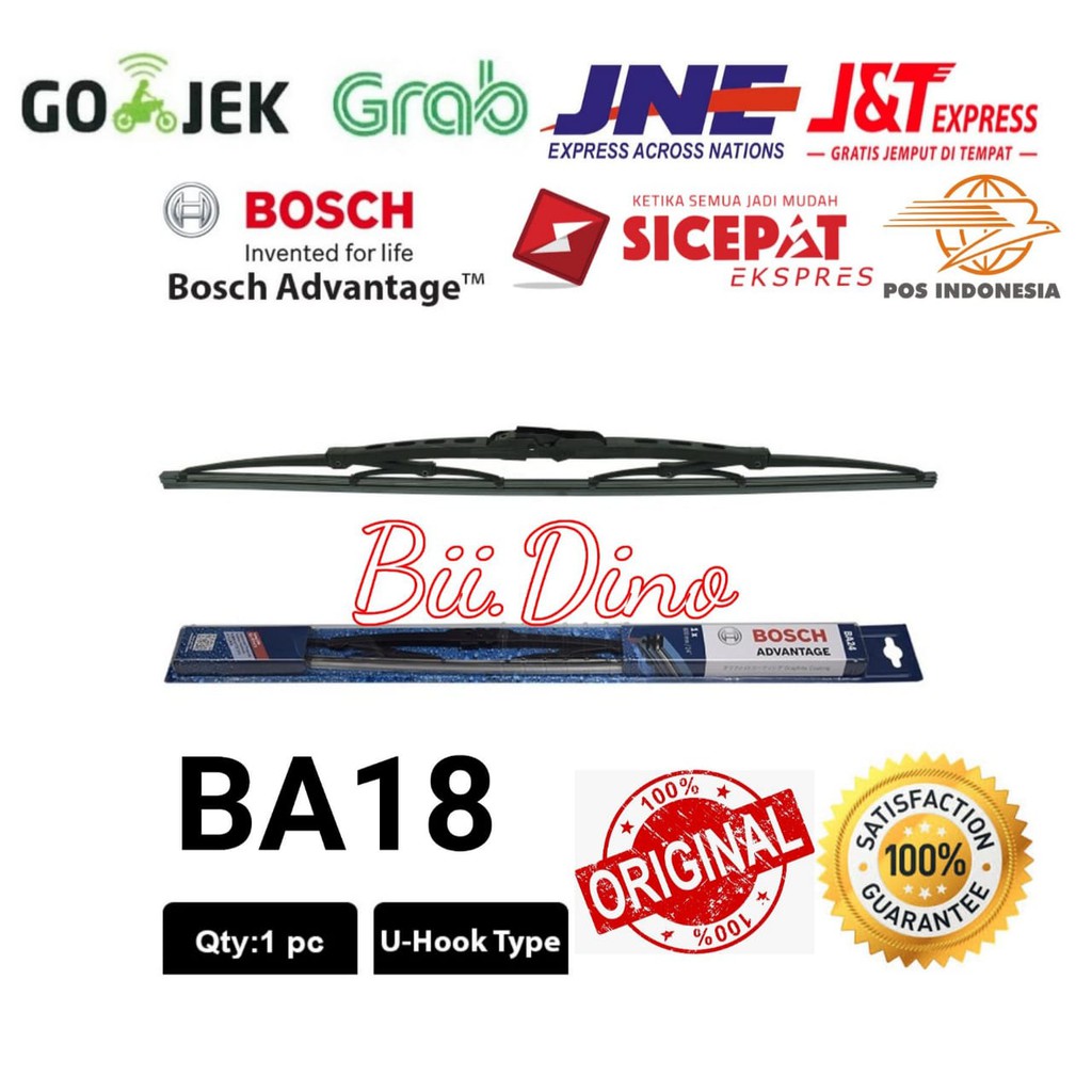 Wiper Bosch Kaca Mobil Advantage 18&quot; BA18