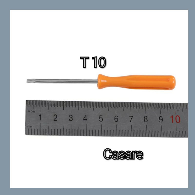 OBENG T10 TORX UJUNG BERLUBANG